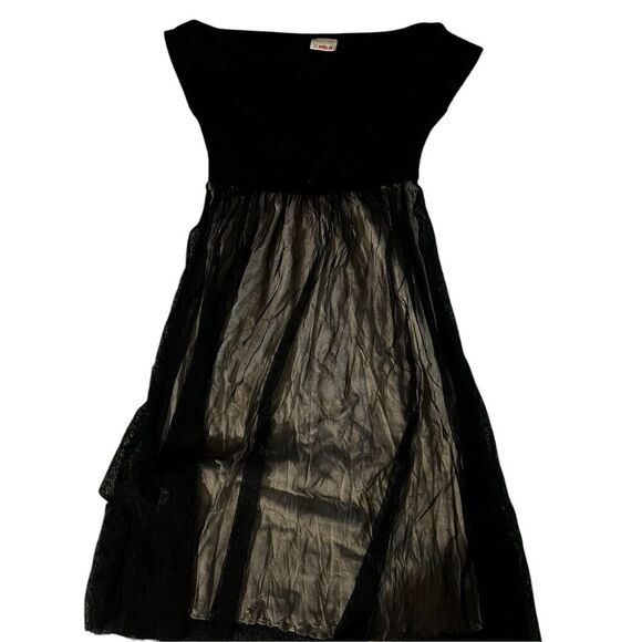 B with G dress black with sheet on the bottom sz s - Picture 1 of 5